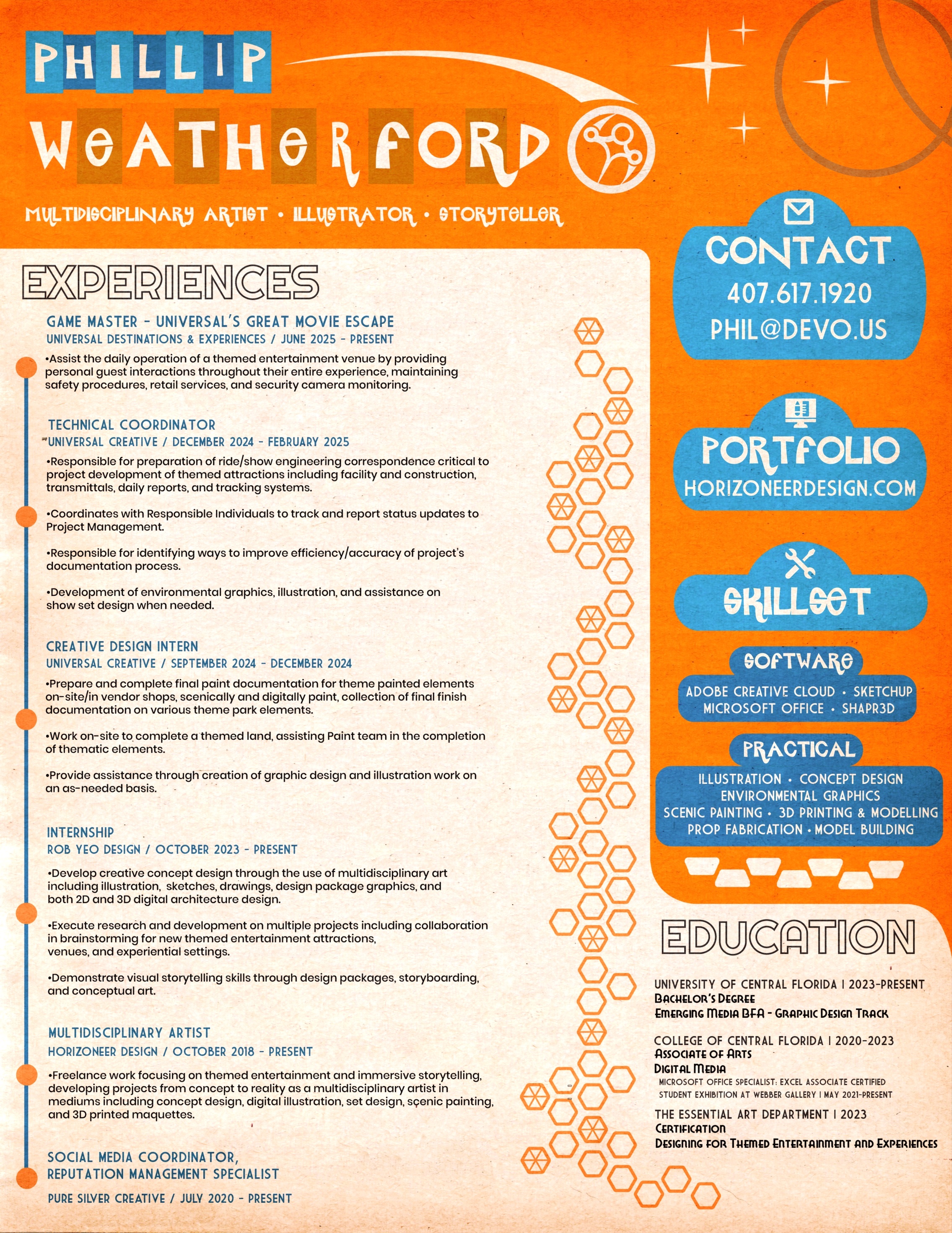 Phillip Weatherford CV